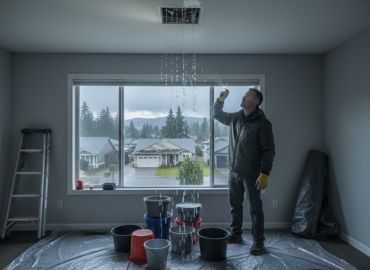 What to Do When Your Roof Is Leaking Right Now