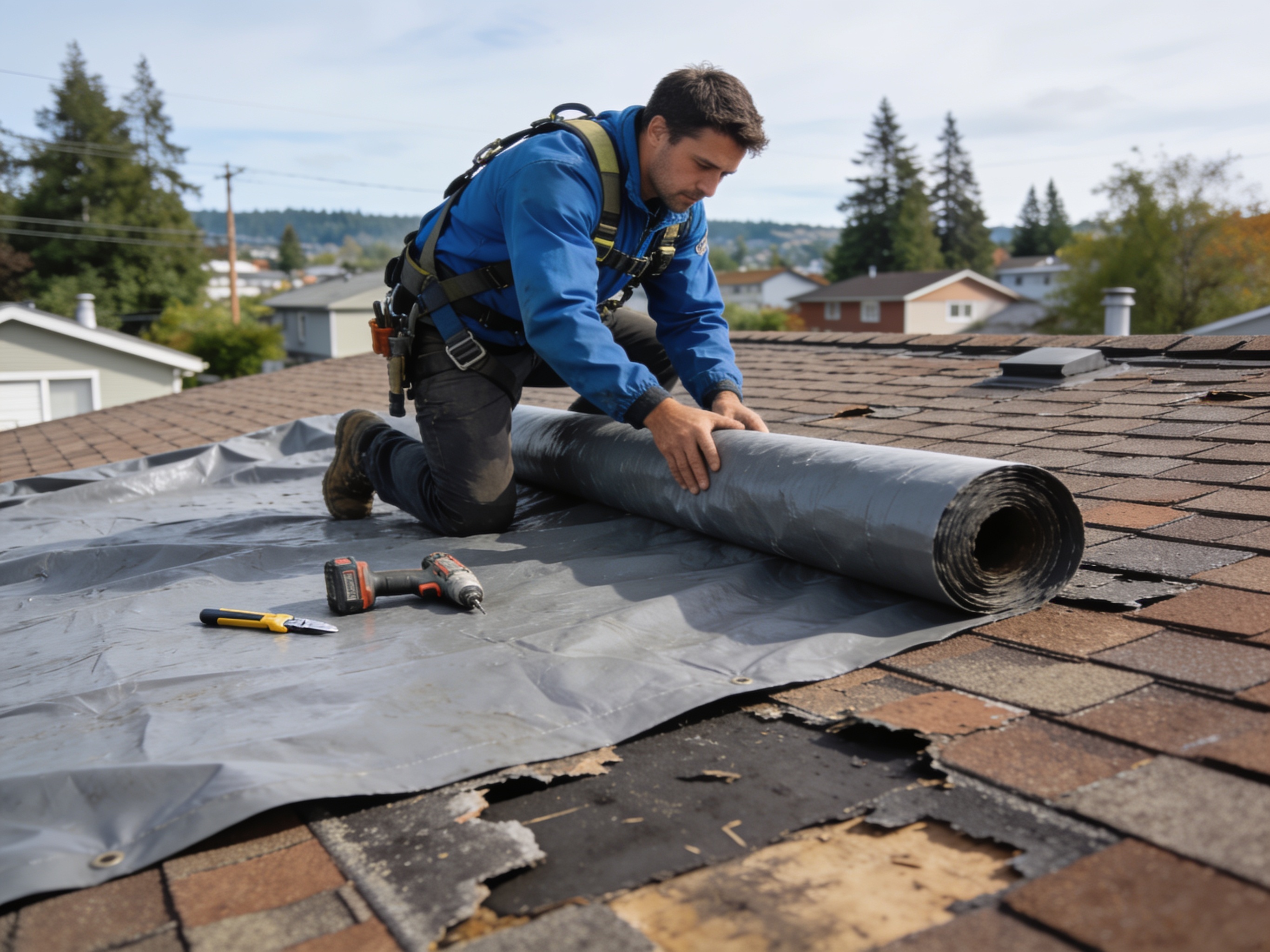 Emergency Roof Tarping in Everett, WA